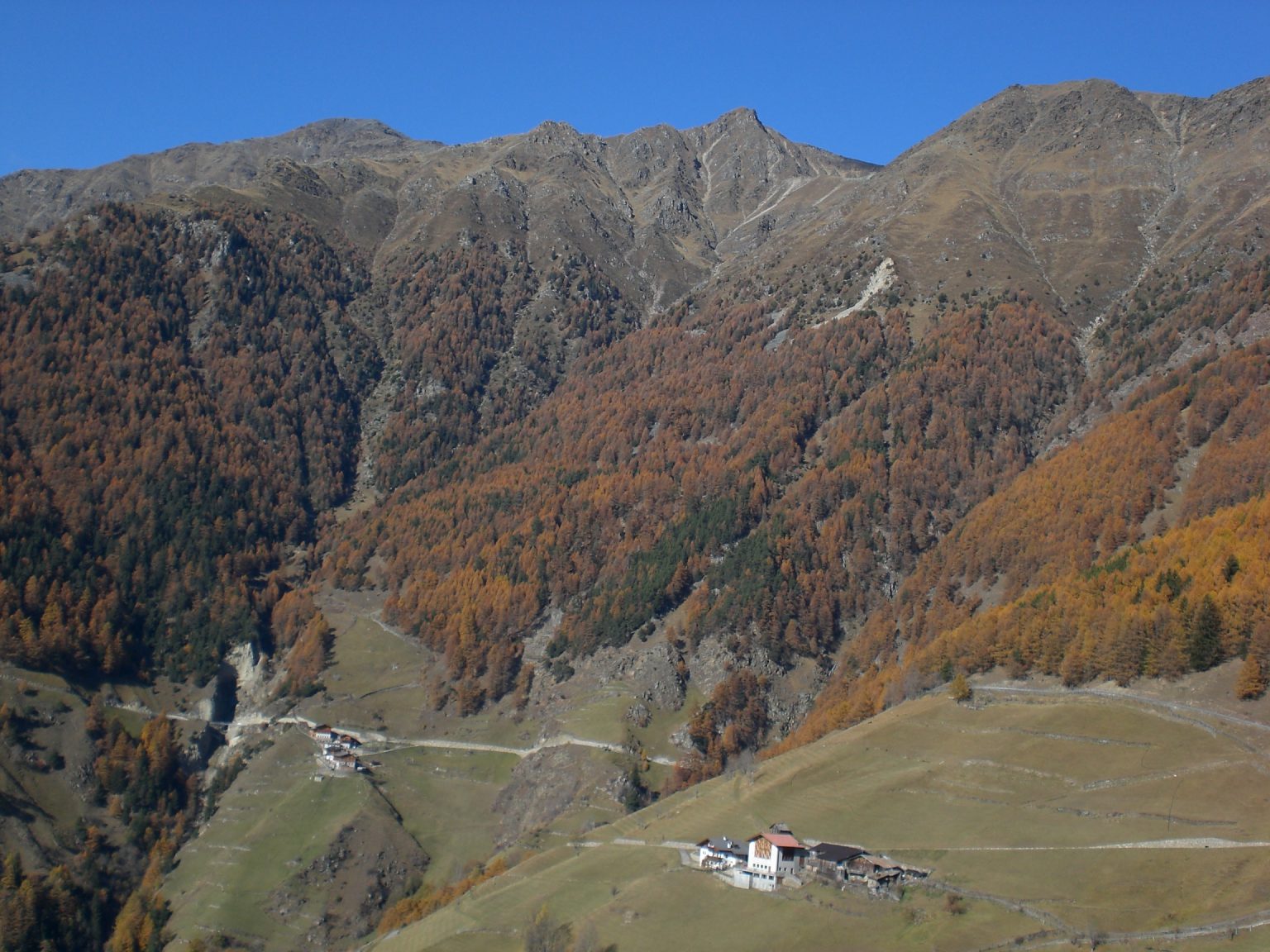 Teil des Panoramaweges nach Schlanders