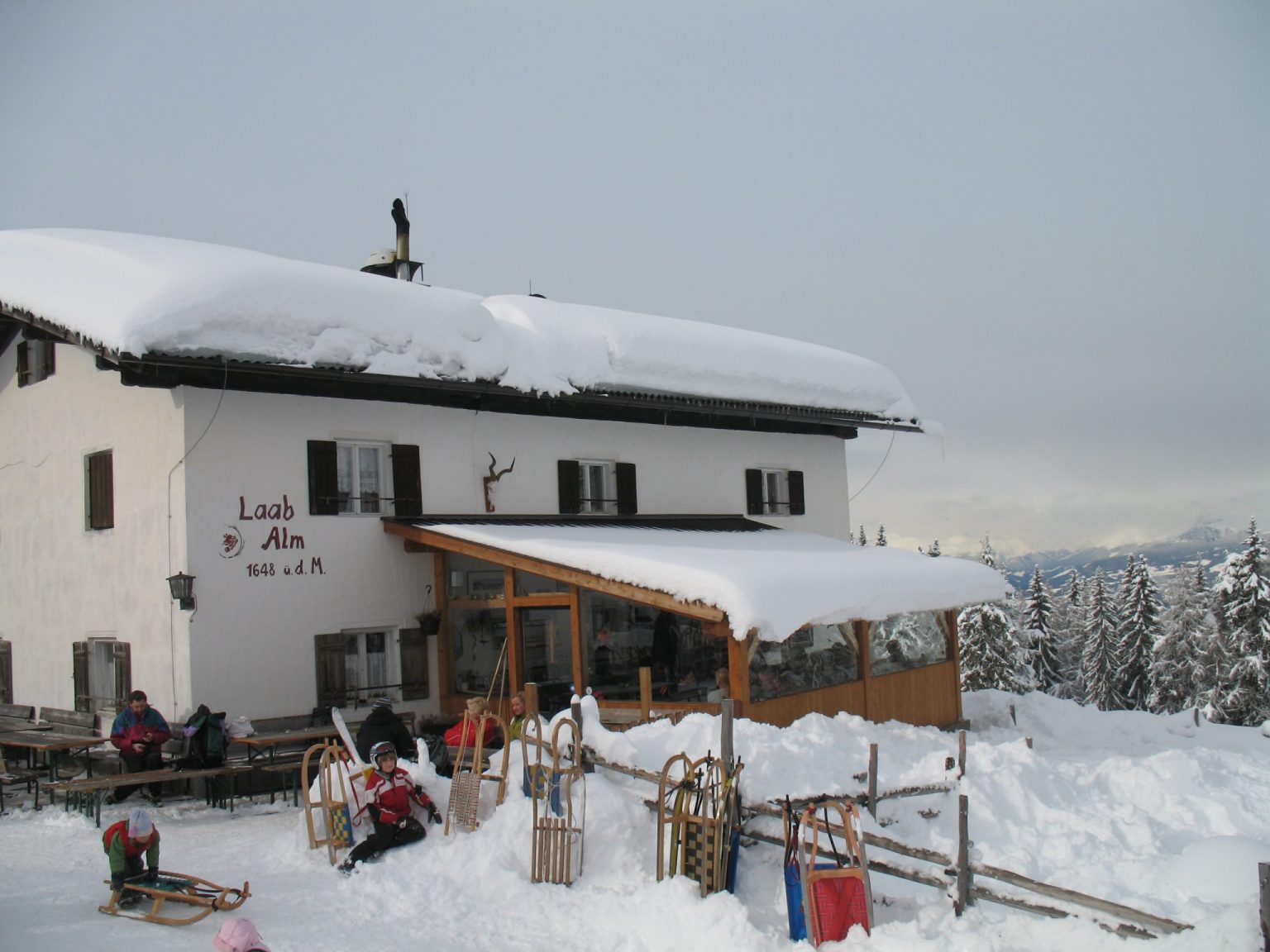 Das Ausflugsziel - die Laab Alm auf 1648 m