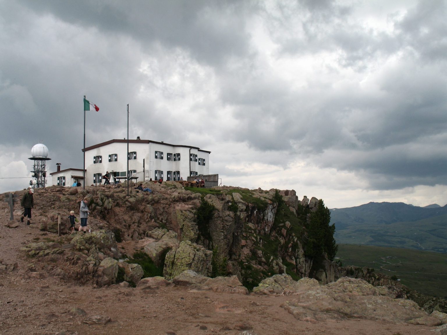 Das Rittner Horn Schutzhaus (2.270 m)