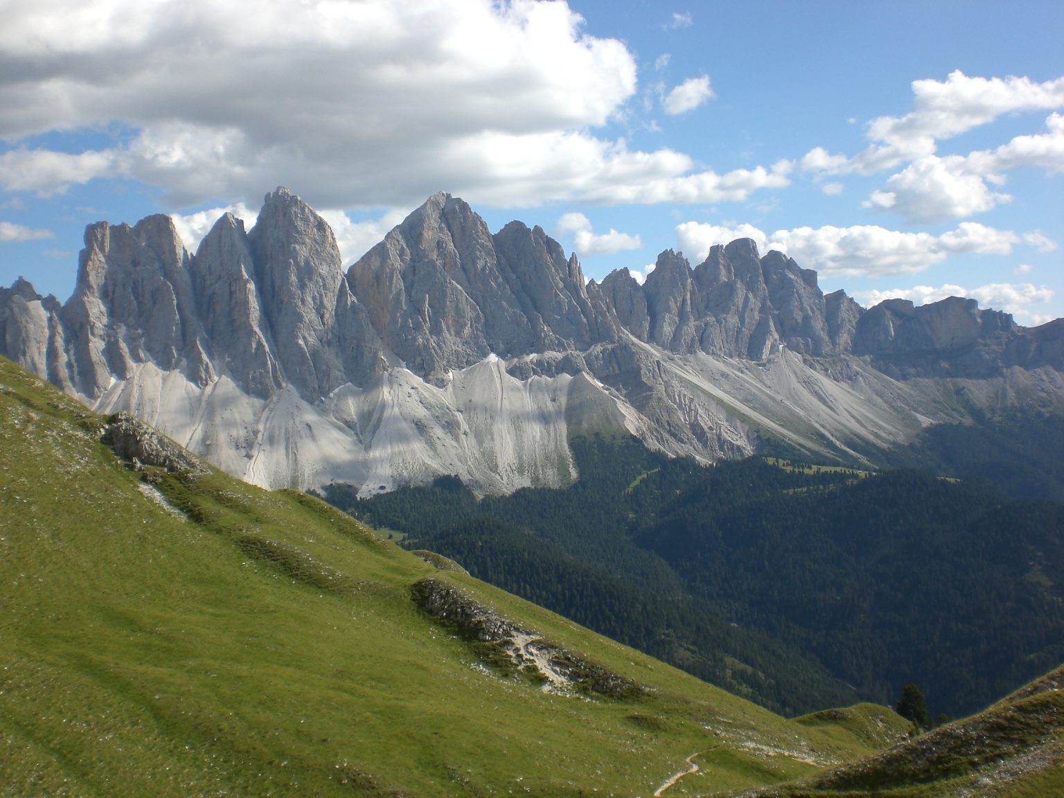 UNESCO Weltnaturerbe - die Geißlerberge im Villnösstal
