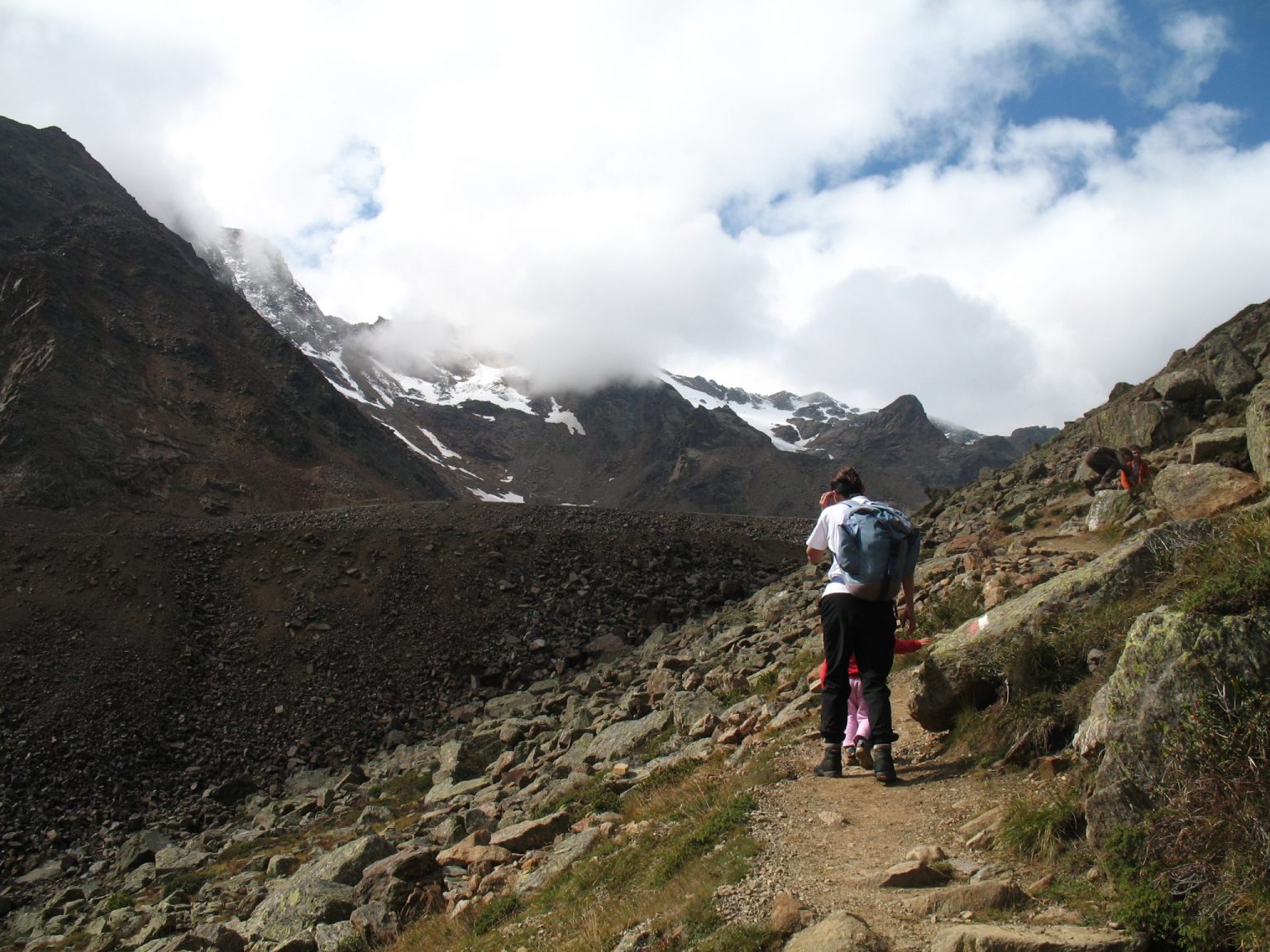 Der Weg hinauf zur Höchsterhütte