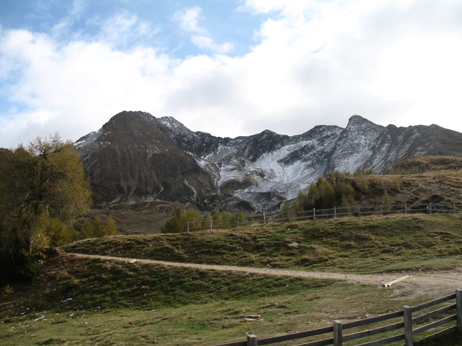 Blick auf den Gipfel des Hirzers (2.780 m)