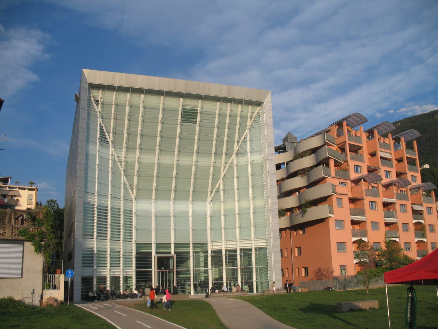 Das Museion für moderne Kunst in der Landeshauptstadt Bozen