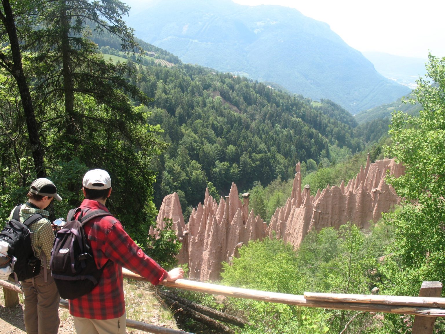 Blick auf das Naturereignis