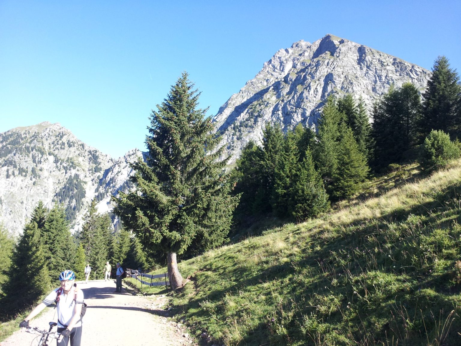 Der Ifinger aus der Sicht der Hochebene von Meran 2000 (auch mit der Bahn erreichbar)