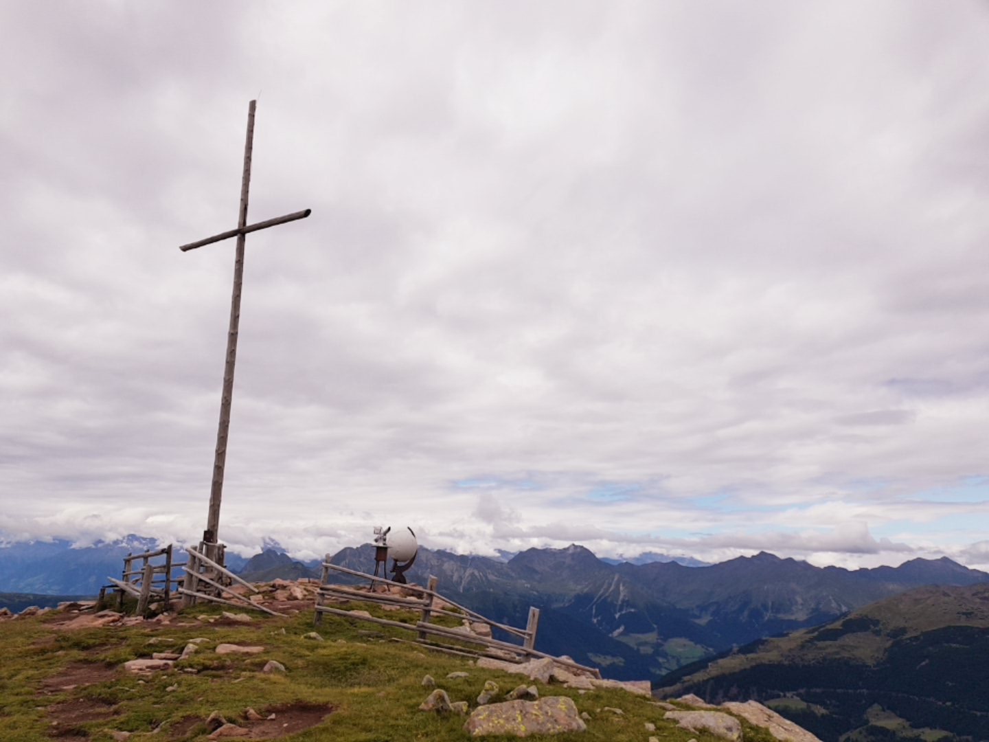 Blick auf die Hochebene